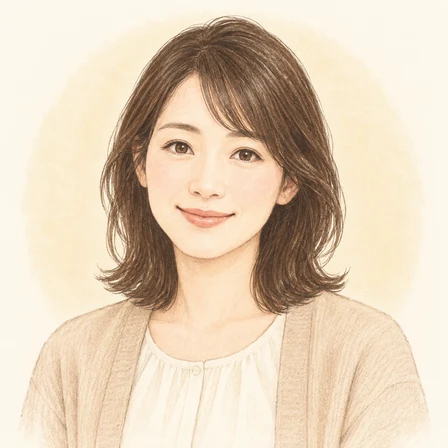 著作者欄のために作成した人物イラスト